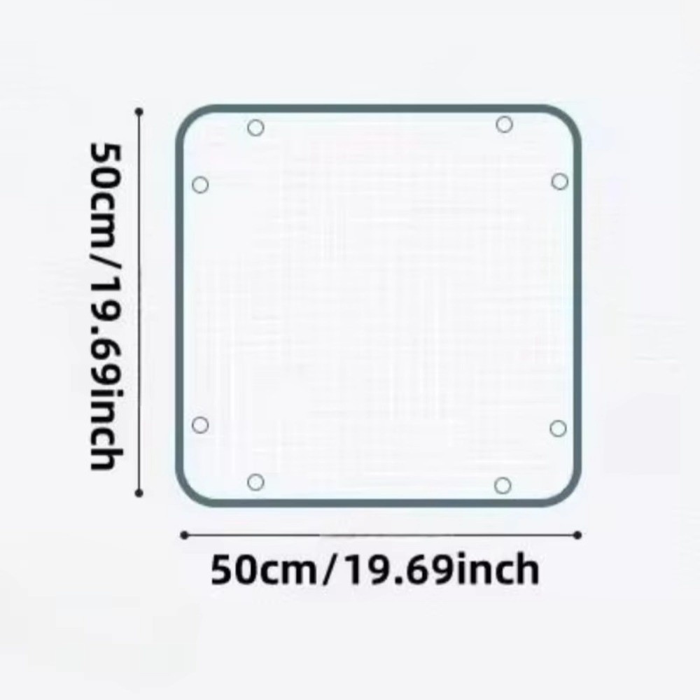 Bonsai Repotting Mat - Квадратный водонепроницаемый прозрачный коврик для пересадки