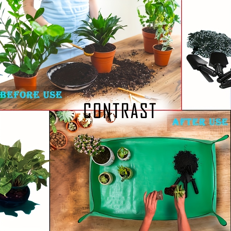 Большой складной коврик из ПЭ  – обзор и цена Bonsai Repotting Mat
